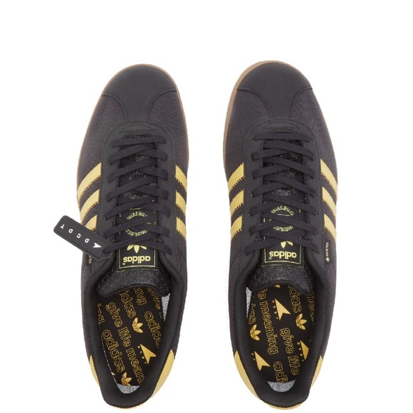 Adidas Gazelle DCDT Goretex - black & Pyrite, UK 6.5 (women's US 7.5/US 8) - Picture 5 of 7